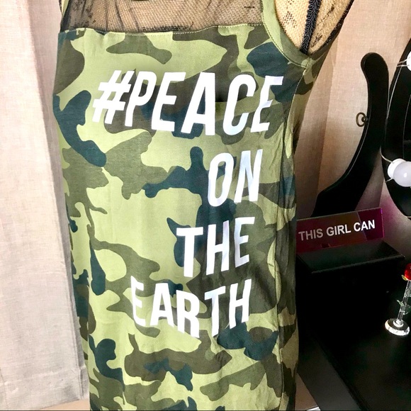 Camouflage Midi Dress Women’s Small NWT - Picture 13 of 13